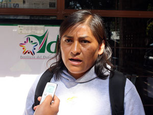 SATISFECHA JENNY VELASCO REYES POR EL RESULTADOS EN JPP