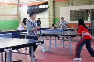 SE PREPARAN EN TENIS DE MESA PARA ETAPA REGIONAL DE OLIMPIADA 