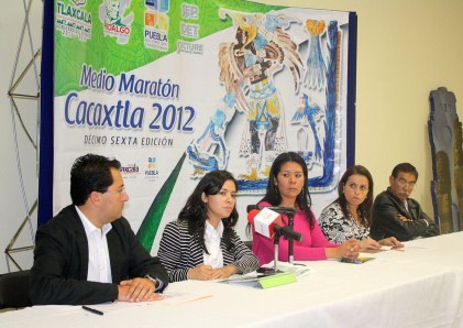 PRESENTAN EN HIDALGO EL MEDIO MARATÓN CACAXTLA-XOCHITÉCATL