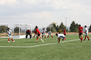 EN GOL DE ÚLTIMO MINUTO, EMPATA  1-1 TLAXCALA A VERACRUZ  EN NACIONAL DE HOCKEY