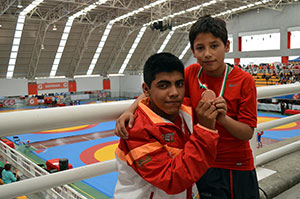 Germán Zempoalteca y Ludwig Ramos ganan medalla de bronce