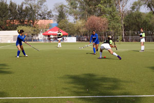 Debuta Tlaxcala con una victoria y empate en hockey