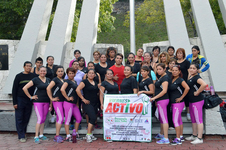 Participan grupos y familias en los Viernes Activos