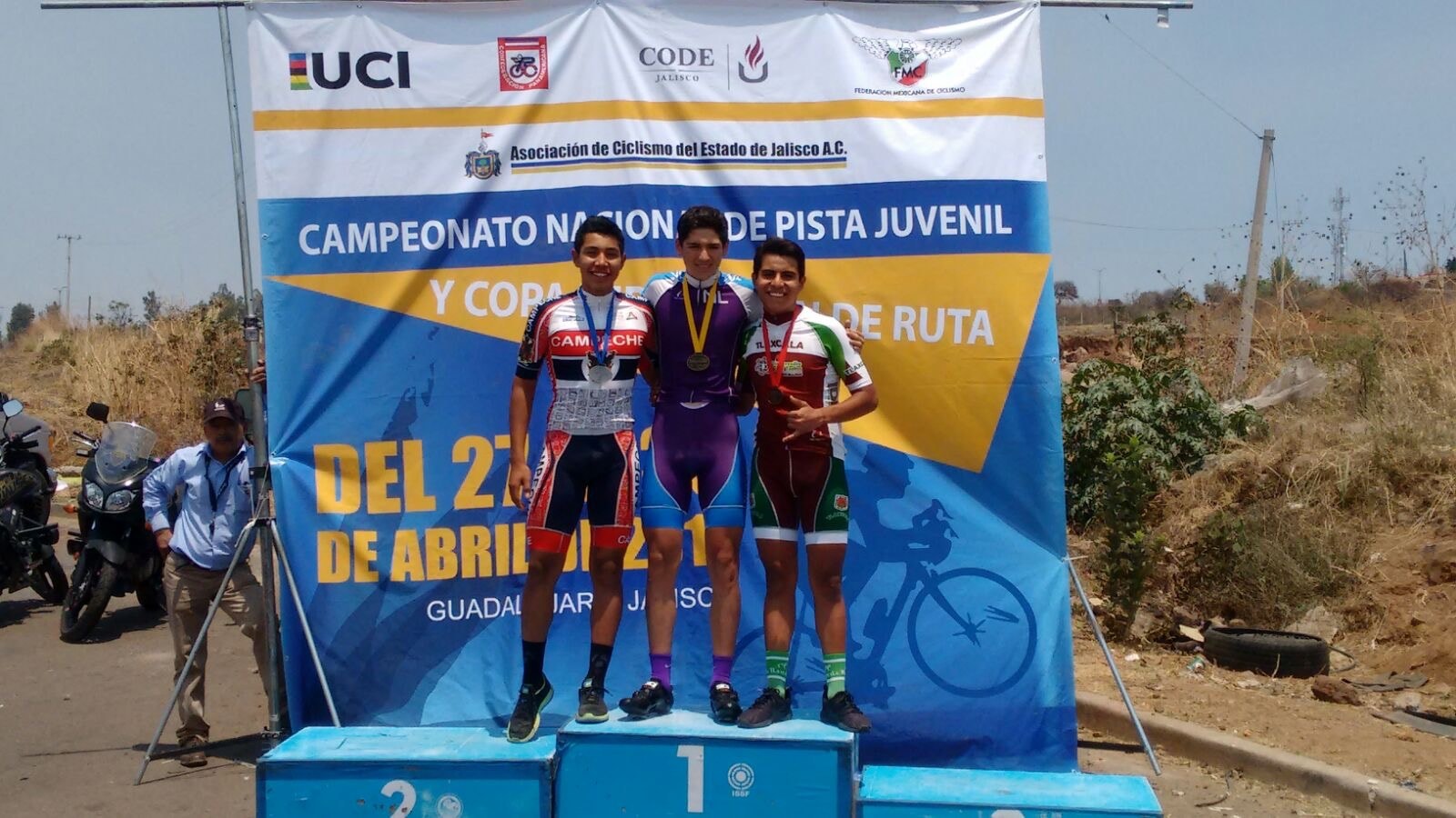 Se colocan ciclistas tlaxcaltecas en el tercero y cuarto en Copa Federación