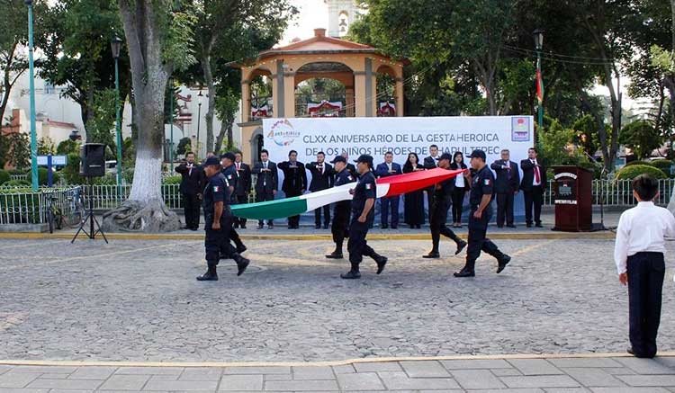 Conmemoran en Apetatitlán gesta heroica de cadetes militares