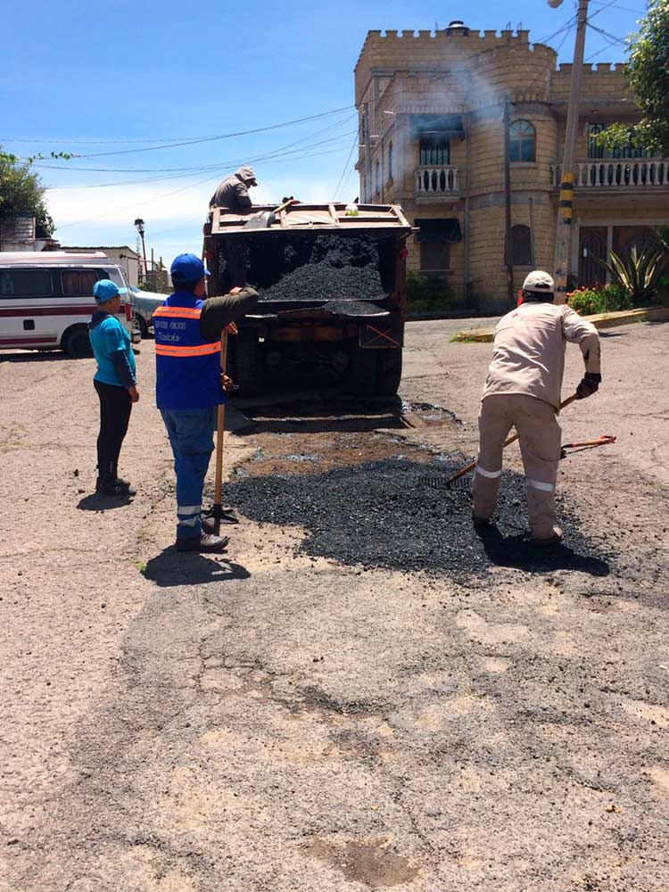 Avanza capital en programa de reparación de vialidades