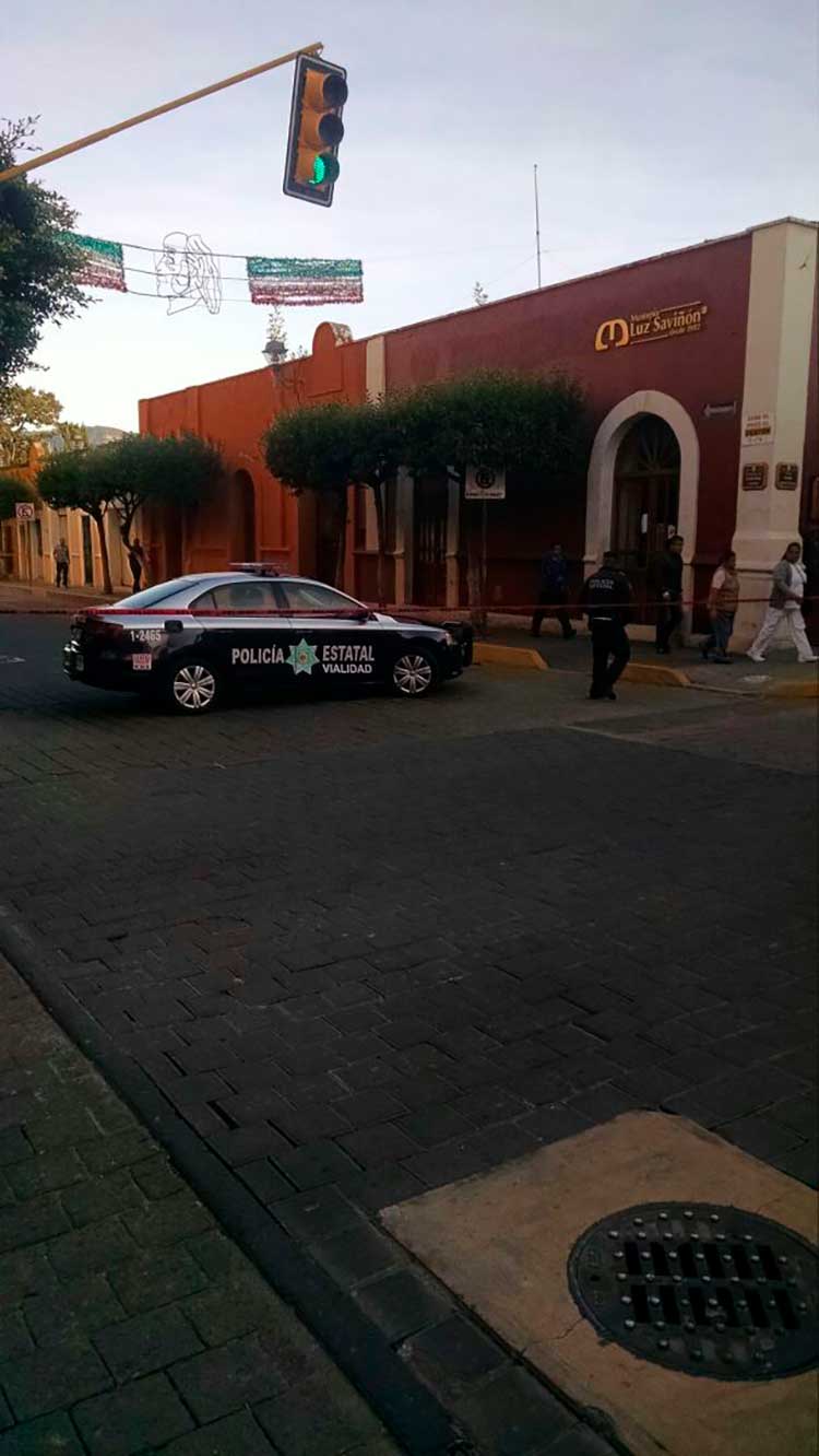 Mantiene policía estatal operativo de seguridad en la capital del estado