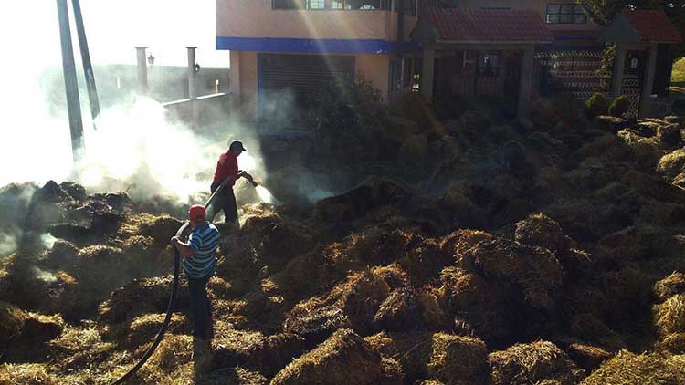 Atiende bomberos llamados de emergencia en el estado