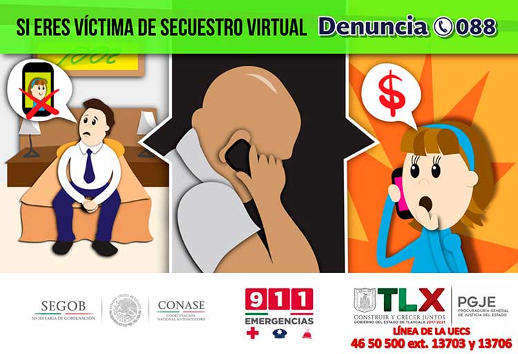 Lanza PGJE campaña para prevenir la extorsión telefónica