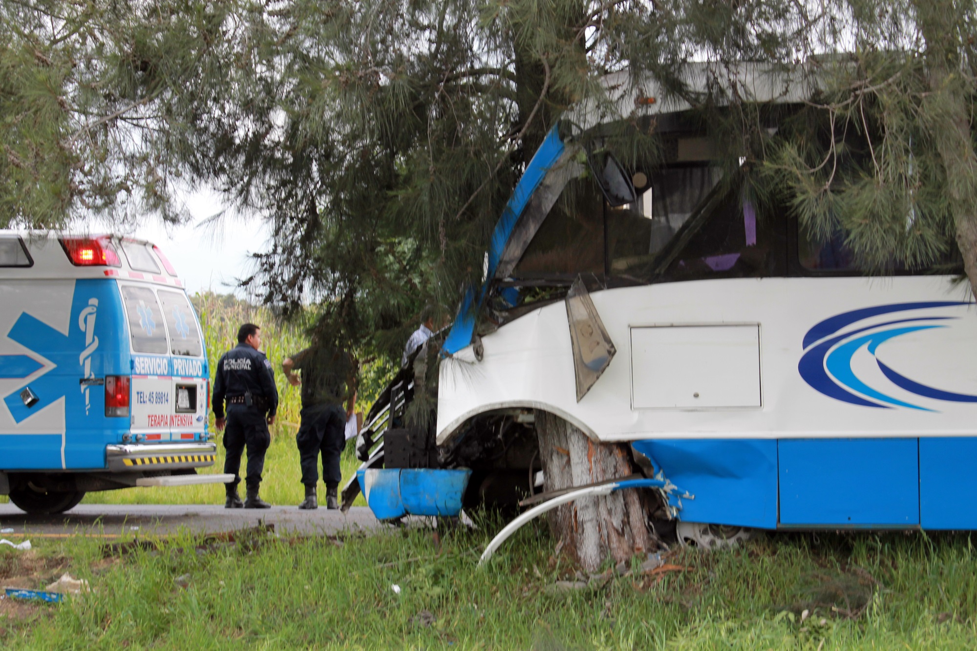 Accidente sobre la Vía Corta deja siete heridos